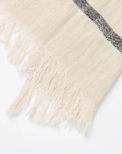 Fringed Striped Tea Towel (Set of 2)|Creative Co-op