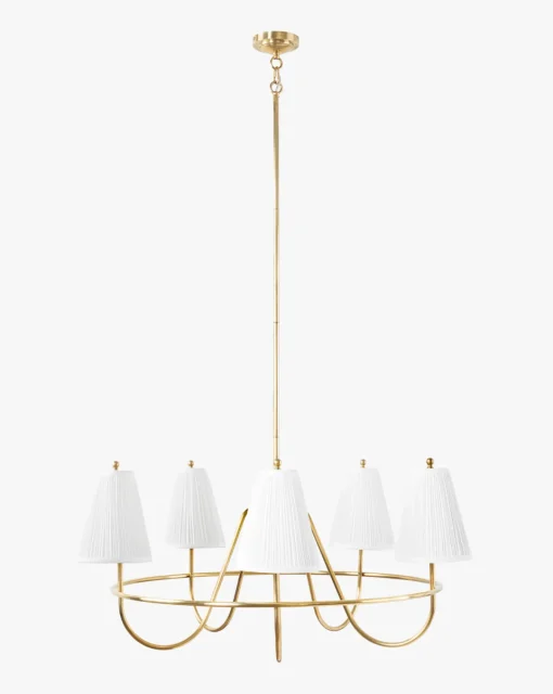 Georgiana Pleated Chandelier|Makerspalm