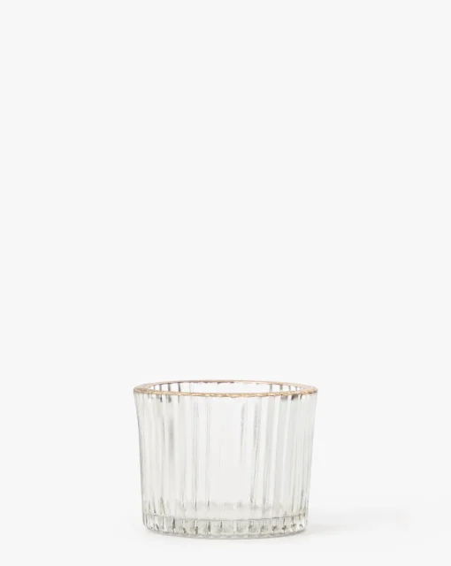 Gold Rimmed Glass Votive|Accent Decor Discount