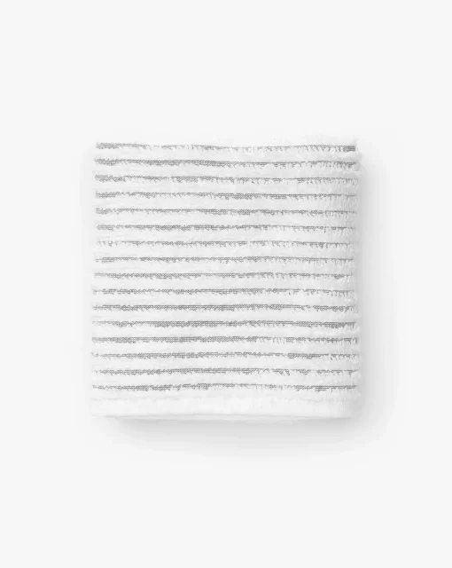 Gray Striped Bath Collection|Kassatex Discount