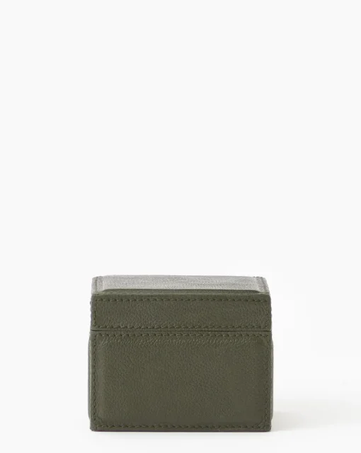 Green Leather Box|Pigeon & Poodle dba Made goods Best