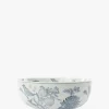 Hand Stamped Botanical Bowl|Creative Co-op Sale