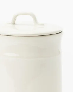 Handled Ceramic Canister|Highland New