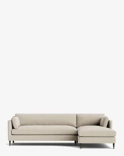 Haverford Upholstered Right Chaise Sectional 113