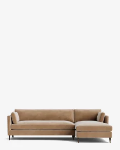Haverford Upholstered Right Chaise Sectional 113