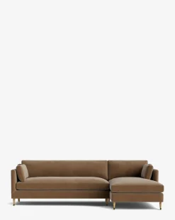 Haverford Upholstered Right Chaise Sectional 113