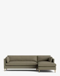 Haverford Upholstered Right Chaise Sectional 113