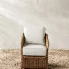 Haviland Outdoor Dining Chair with Perennials Taupe Stripe|Makerspalm Hot
