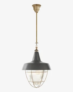 Henry Industrial Hanging Light|Visual Comfort & Co. Signature New