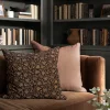 Isolde Velvet Block Print Pillow Cover|Makerspalm New