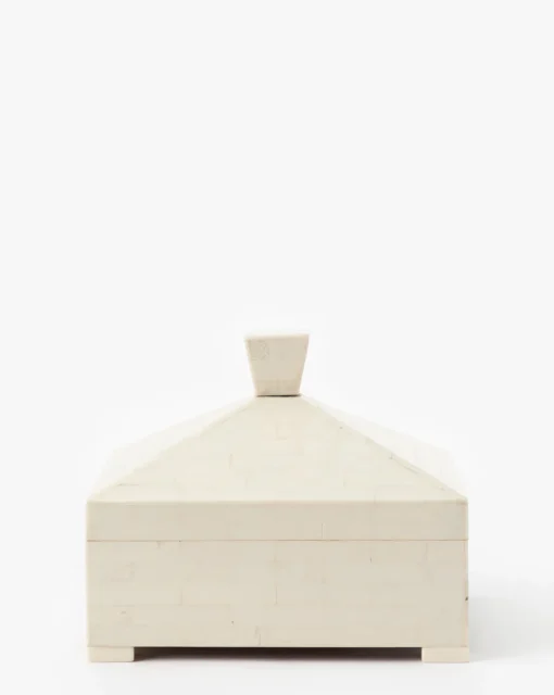 Ivory Lidded Box|Creative Co-op Hot