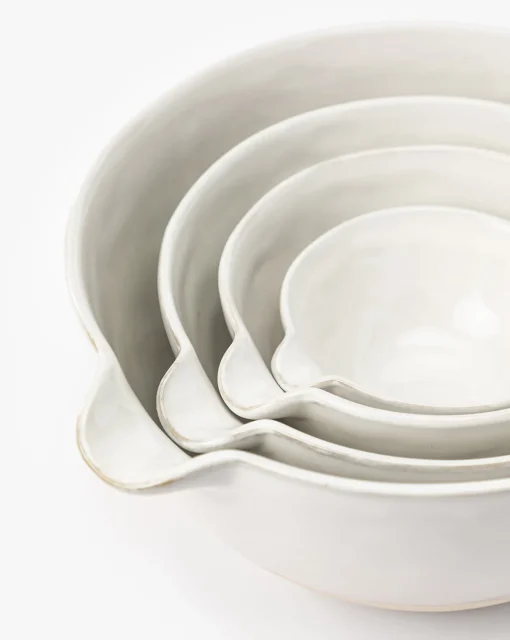 Karina Stoneware Batter Bowls (Set of 4)|Creative Co-op Sale