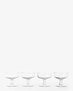 Keely Coupe (Set of 4)|Transparent Overseas New