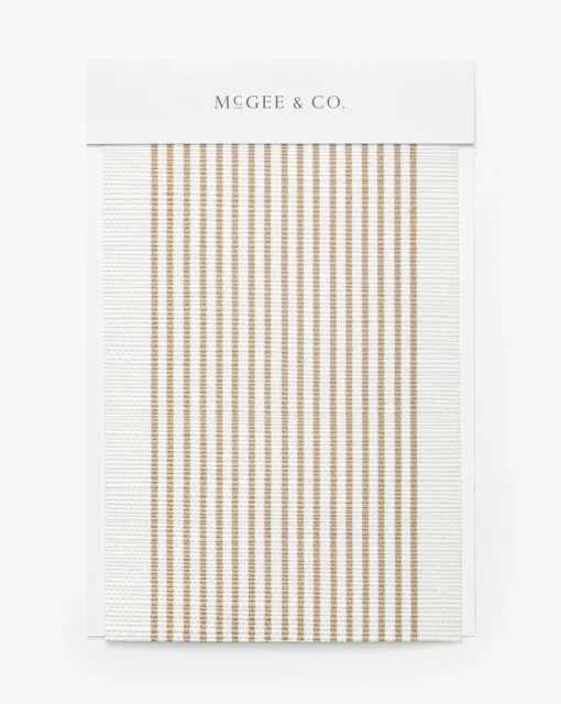 Leah Striped Sisal Wallpaper Swatch|York Wallcoverings Sale