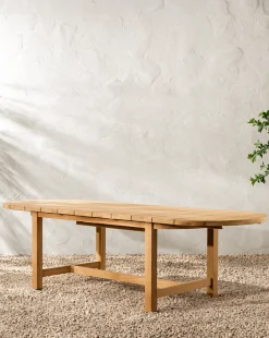 Linwood Teak Extension Dining Table|Makerspalm Outlet
