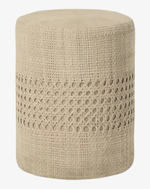 Longmont Suede Ottoman|Made Goods Best