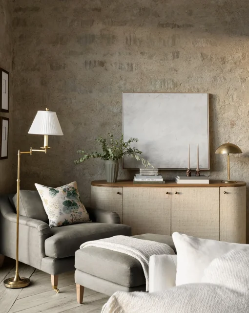 Lucille English Roll Arm Lounge Chair|Community Outlet