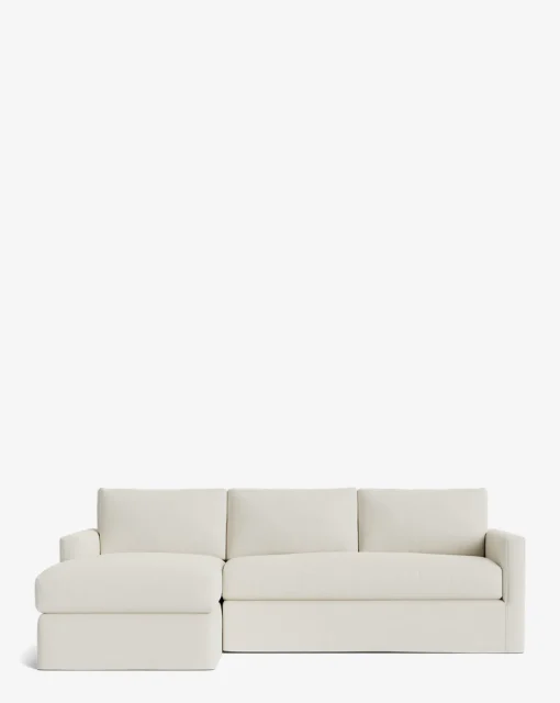 Macy Slipcover Chaise Sectional 101"|Community Best