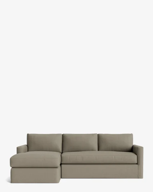 Macy Slipcover Chaise Sectional 101"|Community Best