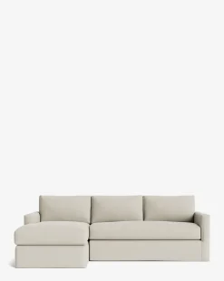 Macy Slipcover Chaise Sectional 101