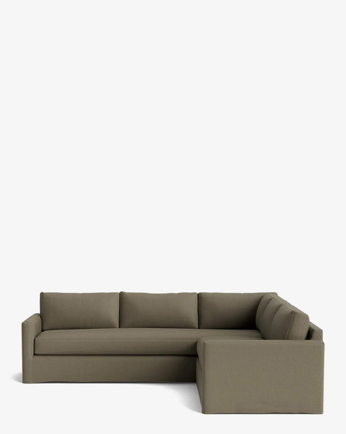 Macy Slipcover L Sectional 108"|Community Hot