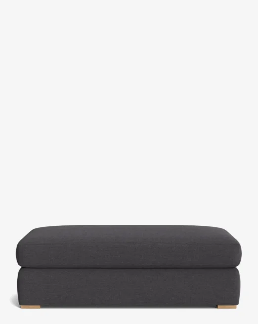 Macy Upholstered Ottoman|Community Hot