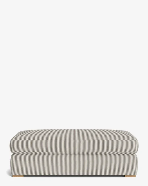 Macy Upholstered Ottoman|Community Hot