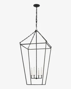 Malloy Open Frame Forged Lantern|Visual Comfort & Co. Signature Online