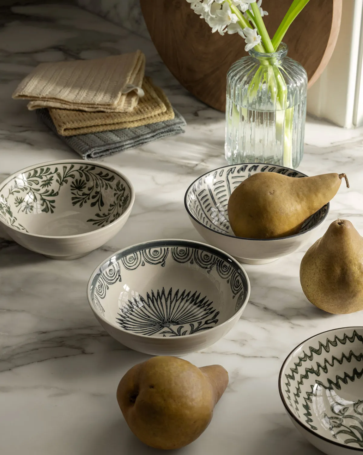 Mattia Hand-Painted Bowl|McGee & Co. Hot