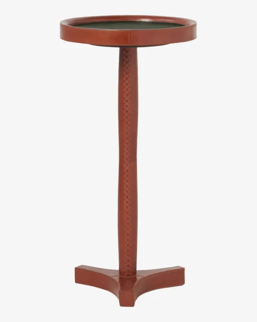 McCoy Leather Side Table|Made Goods Online