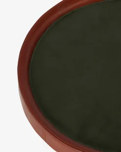 McCoy Leather Side Table|Made Goods Online