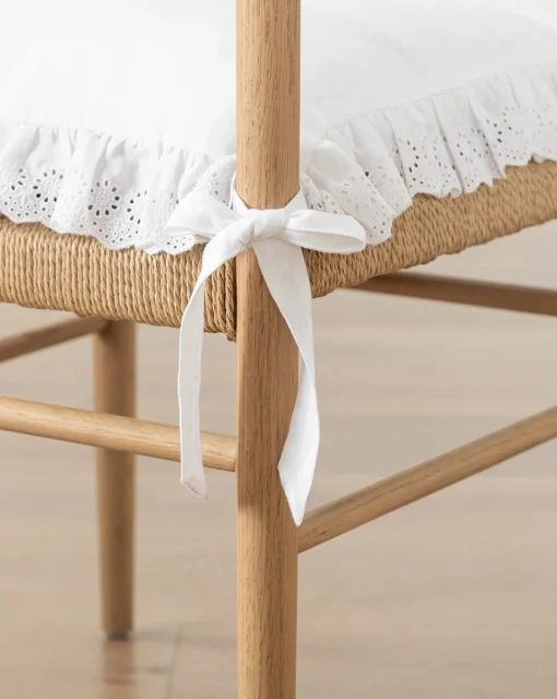 x Loeffler Randall Delilah Broderie Trim Seat Cushion|McGee & Co. Clearance