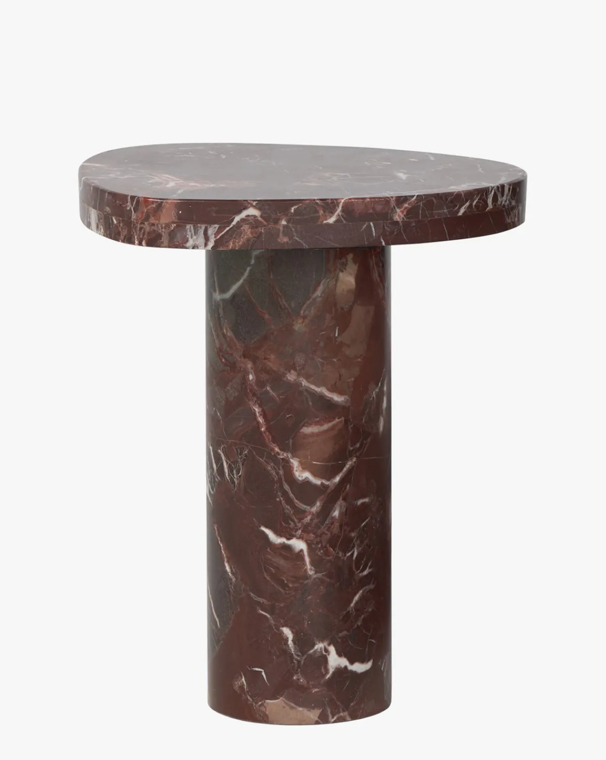Merlot Marble End Table|Four Hands Clearance
