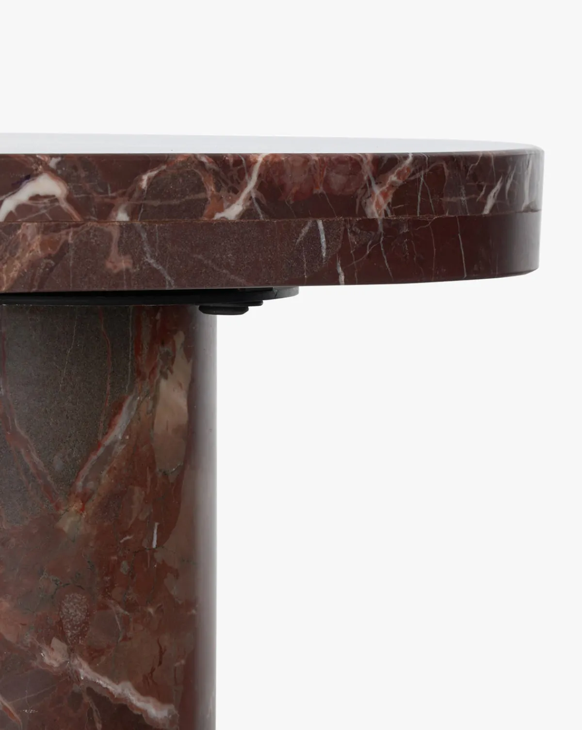 Merlot Marble End Table|Four Hands Clearance