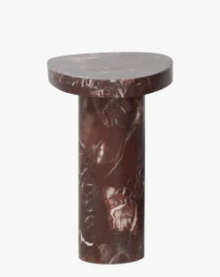 Merlot Marble End Table|Four Hands Clearance