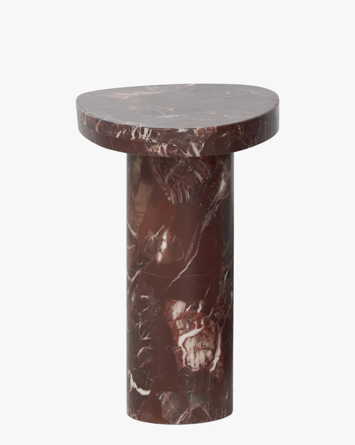 Merlot Marble End Table|Four Hands Clearance