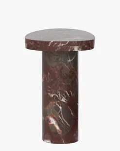 Merlot Marble End Table|Four Hands Clearance