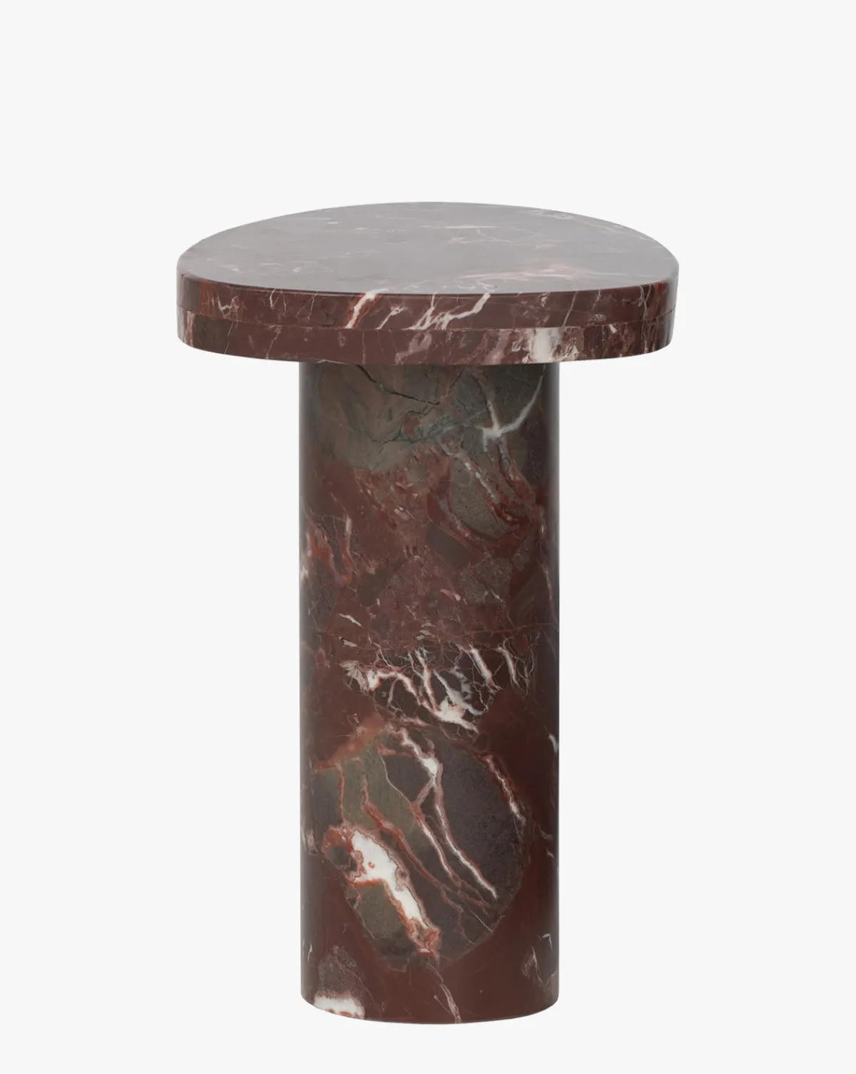 Merlot Marble End Table|Four Hands Clearance