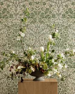 Morris & Co. x McGee & Co. Blackthorn Wallpaper|Sanderson Design Group, Inc. New