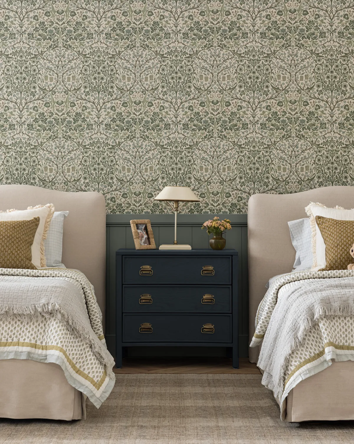 Morris & Co. x McGee & Co. Blackthorn Wallpaper|Sanderson Design Group, Inc. New