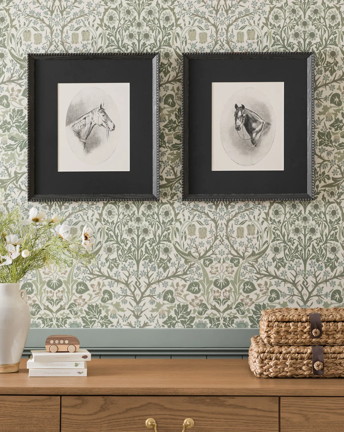 Morris & Co. x McGee & Co. Blackthorn Wallpaper|Sanderson Design Group, Inc. New