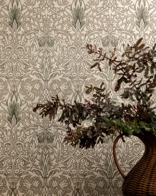 Morris & Co. x McGee & Co. Snakeshead Wallpaper|Sanderson Design Group, Inc. Hot