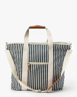 Navy Striped Cooler Bag|Business & Pleasure Co. Online