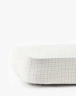 Nell Blue Crib Sheet|Renuka Inc. Clearance