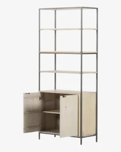 Noland Wide Bookshelf|Four Hands Outlet