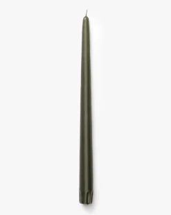 Olive Taper Candles (Set of 12)|Yummi Candles Outlet