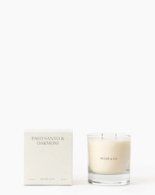 Palo Santo & Oakmoss Candle|Linnea's Lights Sale