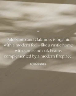 Palo Santo & Oakmoss Candle|Linnea's Lights Sale