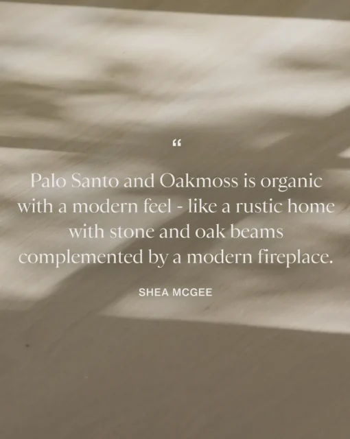 Palo Santo & Oakmoss Candle|Linnea's Lights Sale