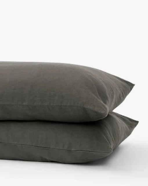 Penelope Gray Linen Shams (Set of 2)|J Call Designs LLC dba Sew Miami LLC